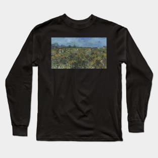 The Green Vineyard: 3 October 1888 | Art By Van Gogh Long Sleeve T-Shirt